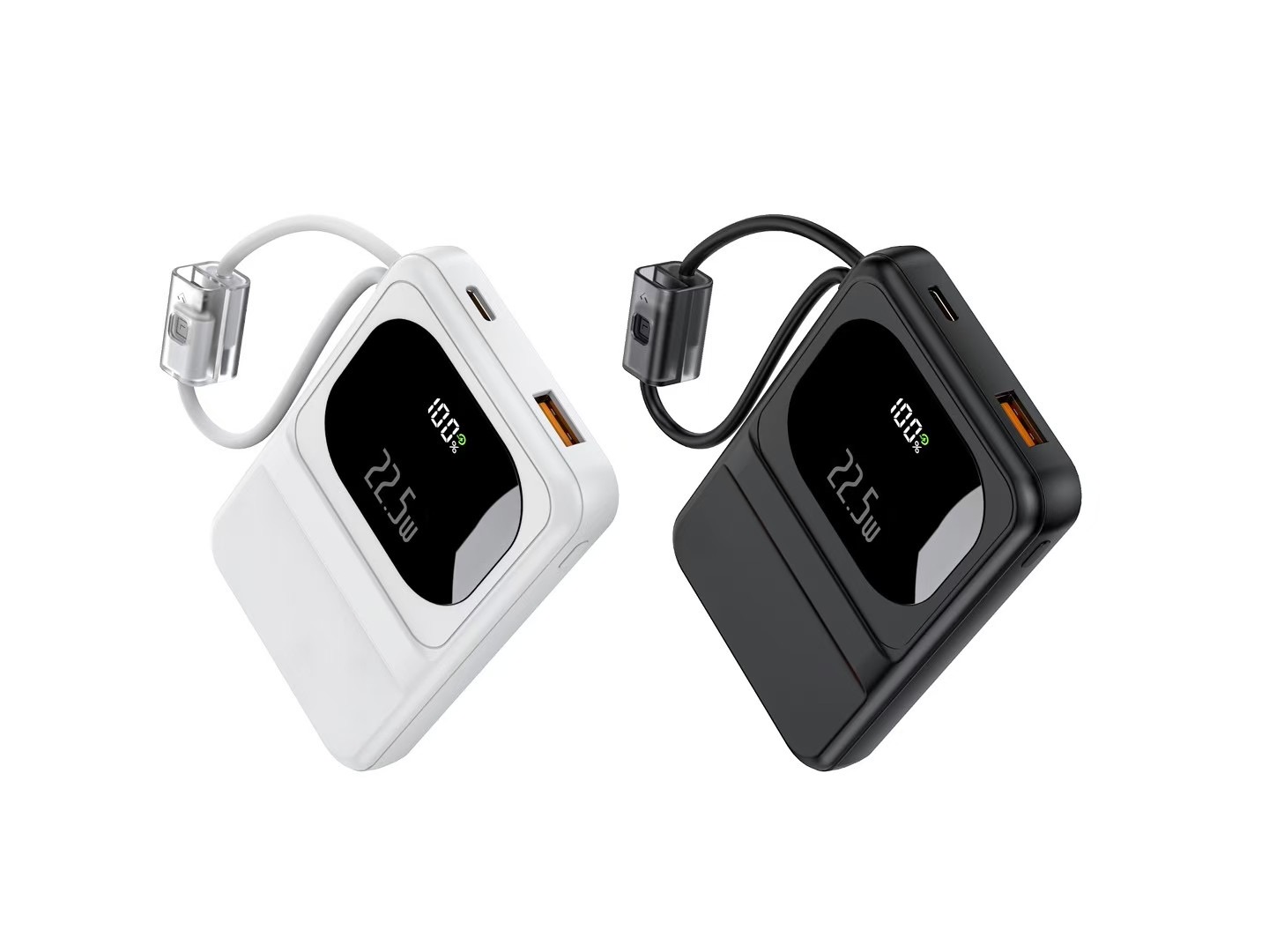 New 22.5W Magnetic Power Bank built-in Type-C cable