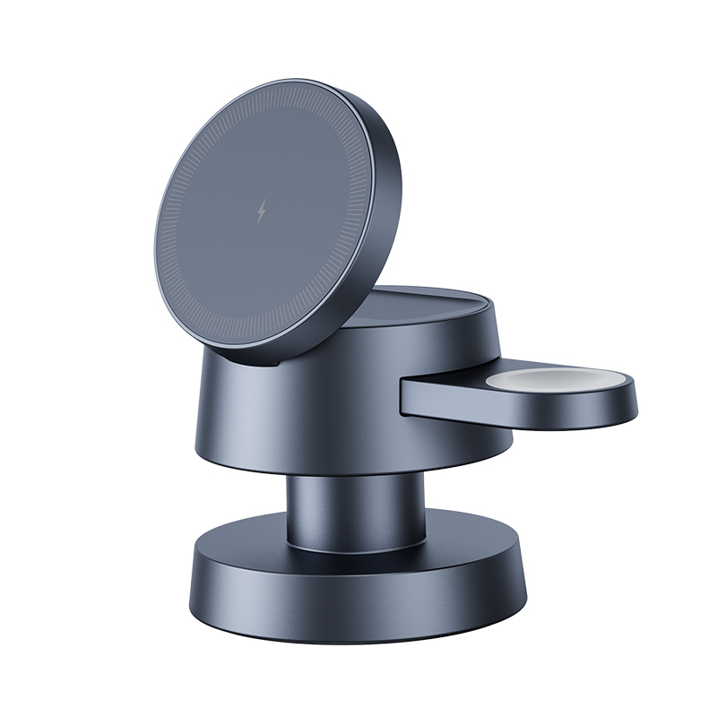 Magnet 4-in-1 Wireless Charger with Mushroom lamp